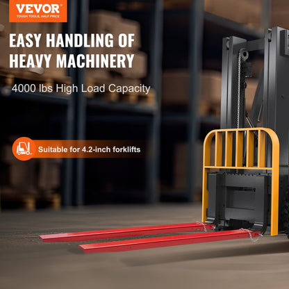 HX-10 - 82.28" VEVOR Fork Extensions for Heavy Loads up to 4000 lbs