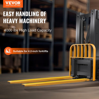 HX-4 - Heavy-Duty 84" Steel Fork Extensions for 4000 lbs Capacity