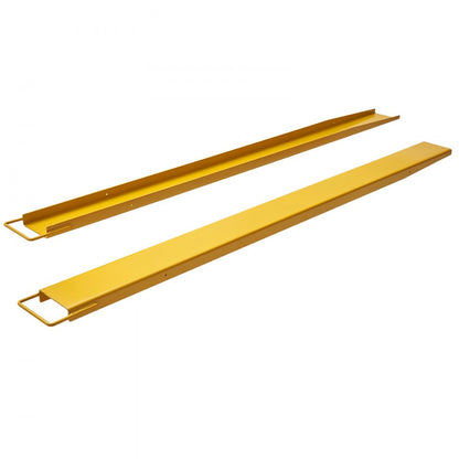 HX-7 - 96" Heavy-Duty Steel Fork Extensions for Forklifts
