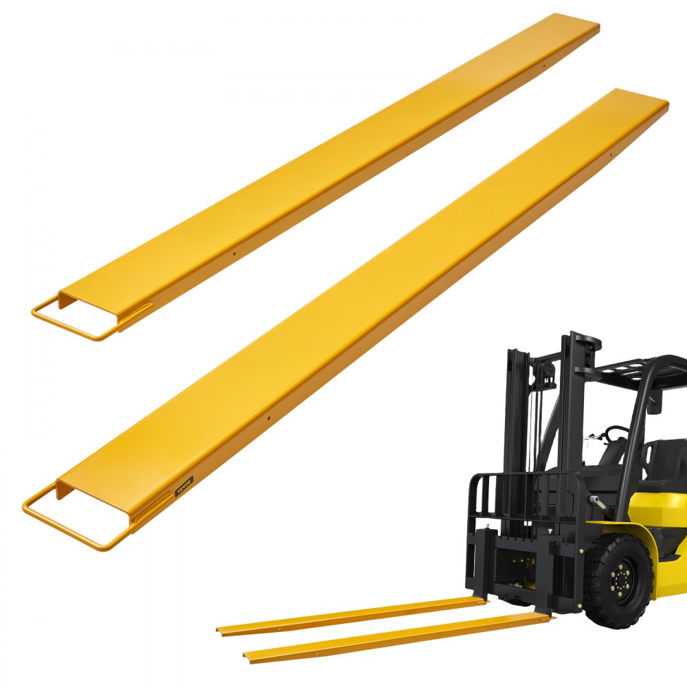 HX-6 - Durable 96" Carbon Steel Fork Extensions for Heavy Loads