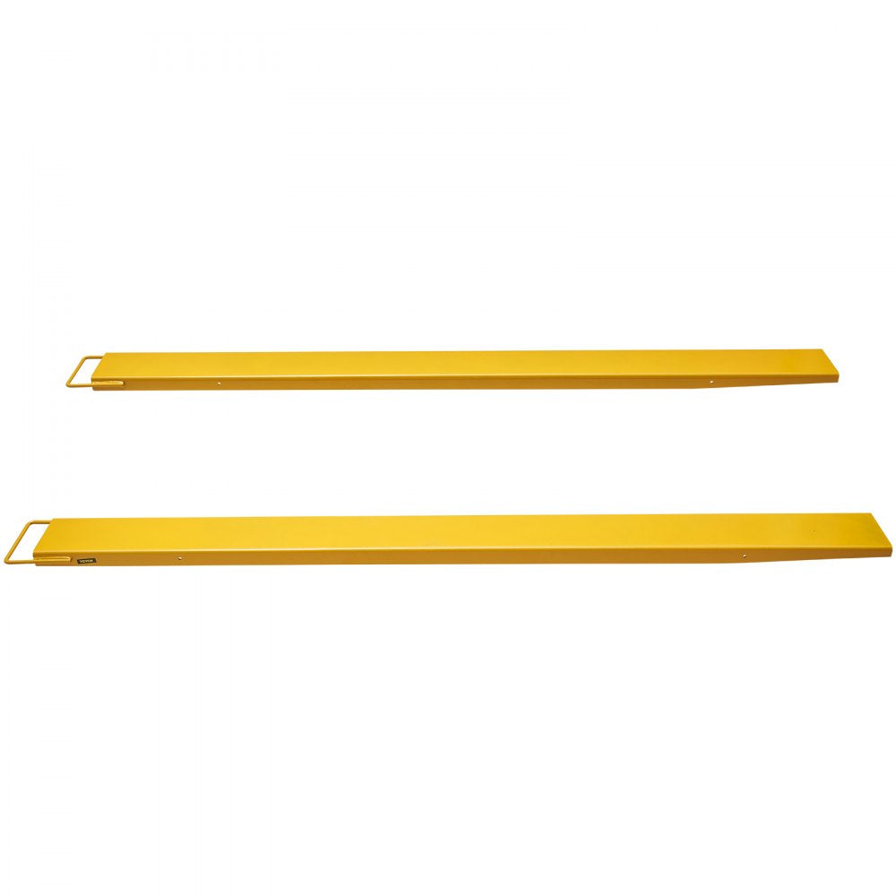 HX-6 - Durable 96" Carbon Steel Fork Extensions for Heavy Loads