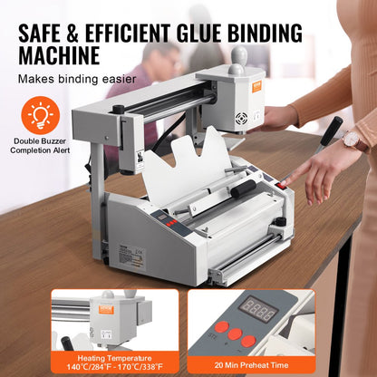 C30+ - Efficient Thermal Binding Machine for 400 Sheets, Quick 15-Minute Preheat