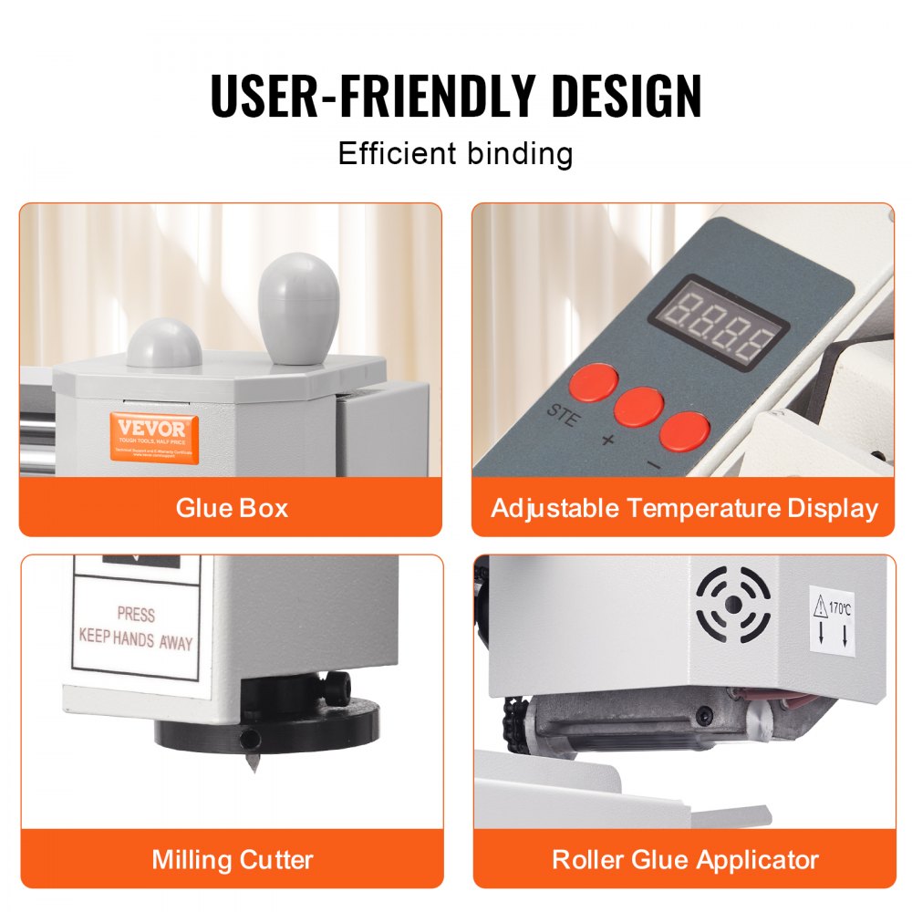 C30+ - Efficient Thermal Binding Machine for 400 Sheets, Quick 15-Minute Preheat