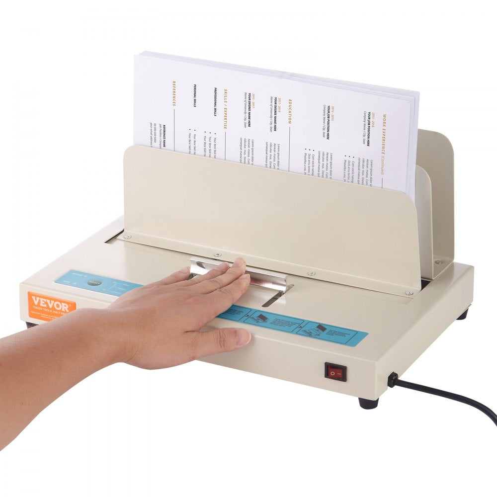 SK5000 - VEVOR Thermal Binding Machine, 500 Sheets, 3-Minute Preheat Time