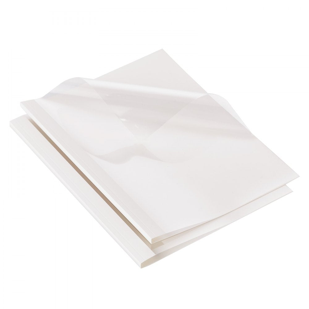 0.125PET+230G - Letter Size PVC Thermal Binding Covers, 10 Pack, 240 Sheet Capacity