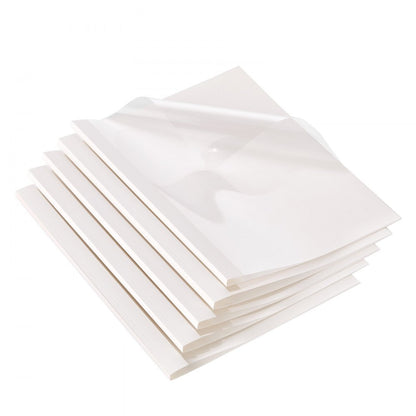 0.125PET+230G - Letter Size PVC Thermal Binding Covers, 10 Pack, 240 Sheet Capacity