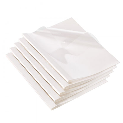 0.125PET+230G - Letter Size PVC Thermal Binding Covers, 10 Pack, 240 Sheet Capacity