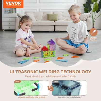 32CXJM1 - 32-Piece VEVOR Magnetic Tile Set for Creative Building Fun