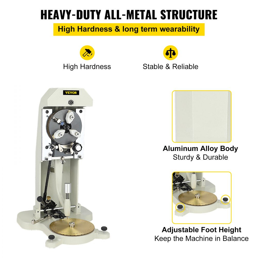 010727695161 - Durable Inside Ring Engraver with Double-Sided Dial for Precision