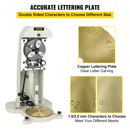 010727695161 - Durable Inside Ring Engraver with Double-Sided Dial for Precision