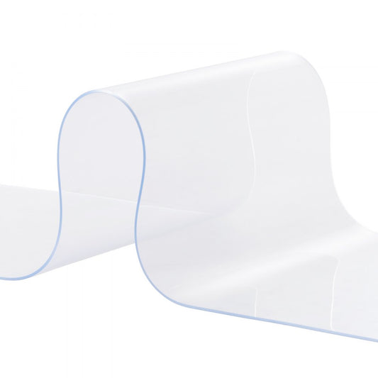 JYV0 - Heavy-Duty Clear PVC Strip Curtain, 75' Long for Custom Fit
