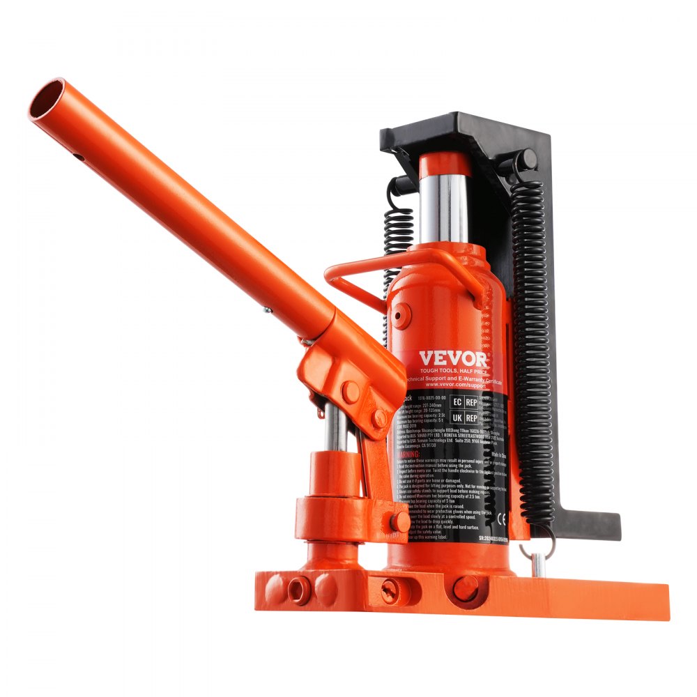 107A-0025-00-00 - Heavy-Duty Hydraulic Toe Jack for Vehicle and Equipment Lifting