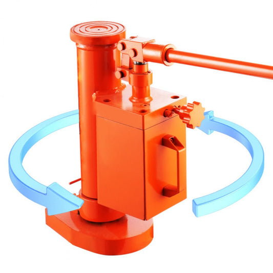 108A-0050-00-00 - 5 Ton Hydraulic Toe Jack with 360° Rotation, 14.6-22.4" Height