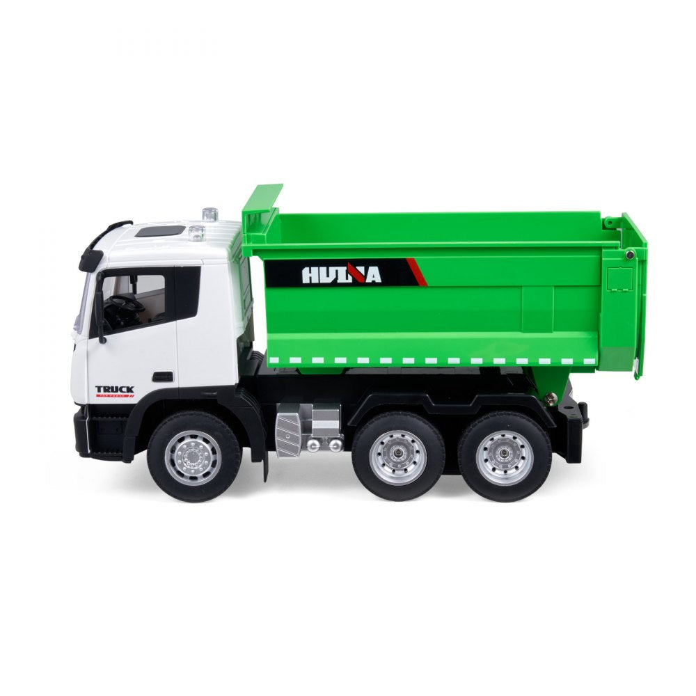 1556 - 1:18 Scale RC Dump Truck with Sound & Rubber Wheels