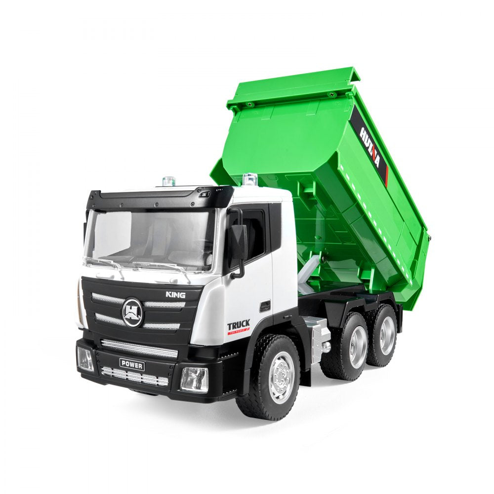 1556 - 1:18 Scale RC Dump Truck with Sound & Rubber Wheels