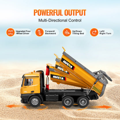 1573 - 1:14 Scale Remote Control Dump Truck with Sound & Lights