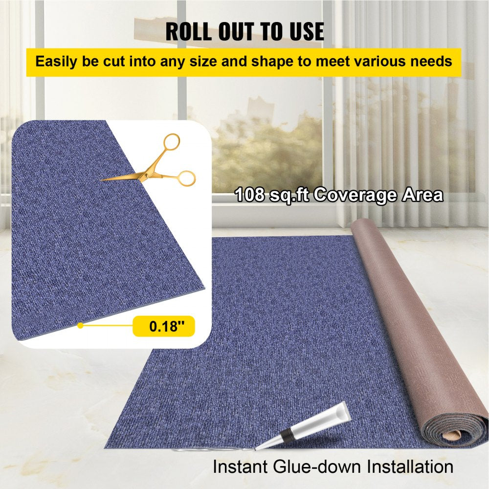 VV-JJXWDT-1.85.5 - 6 ft Marine Carpet, Waterproof Anti-Slide Runner for Indoors/Outdoors