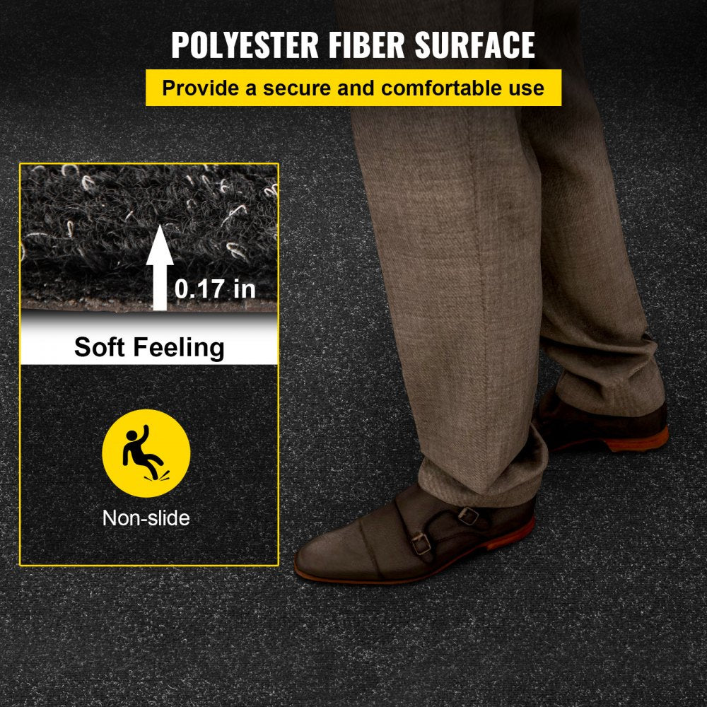 VV-MCCB-1.84 - Premium Charcoal Black Marine Carpet, Waterproof & Easy Install