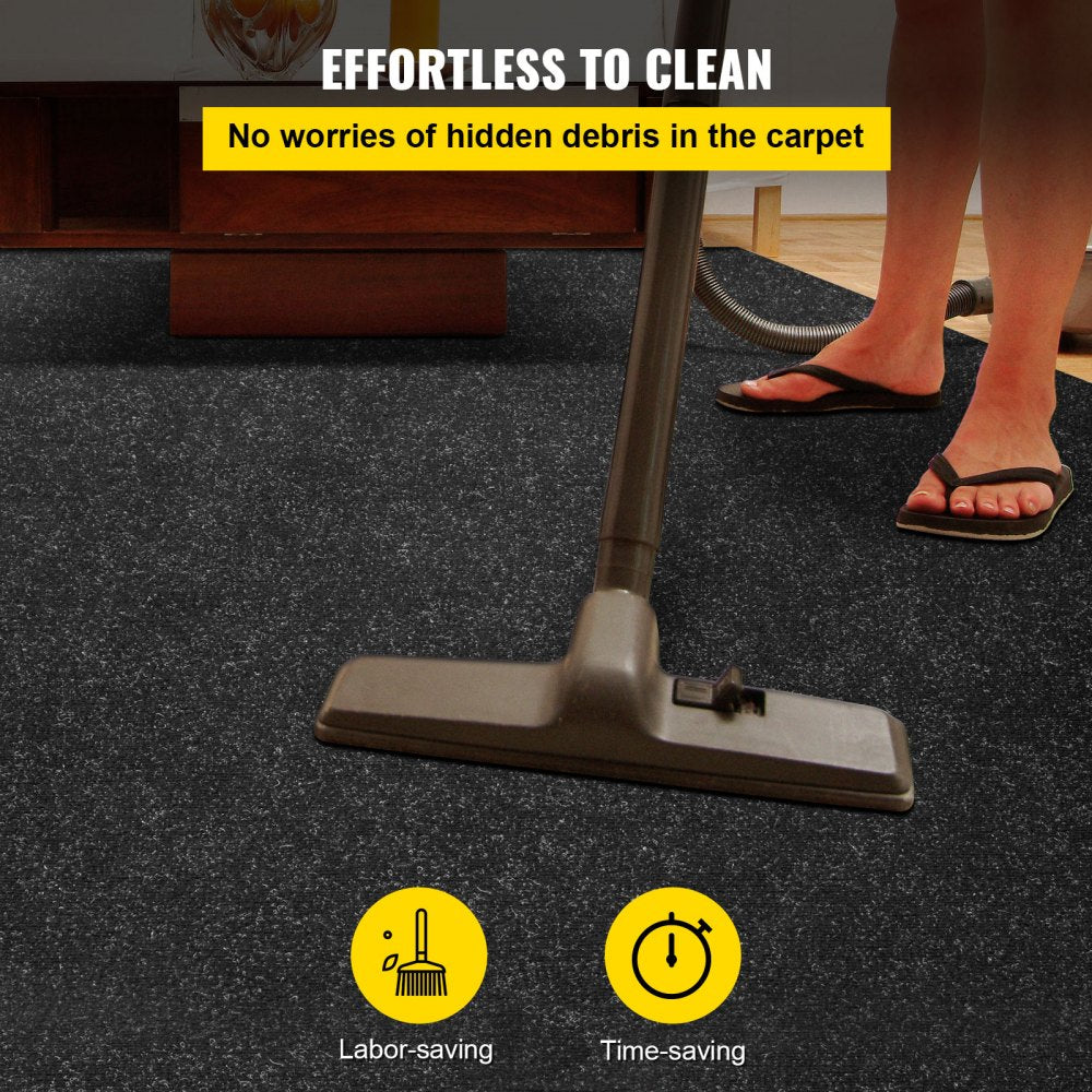 VV-MCCB-1.84 - Premium Charcoal Black Marine Carpet, Waterproof & Easy Install