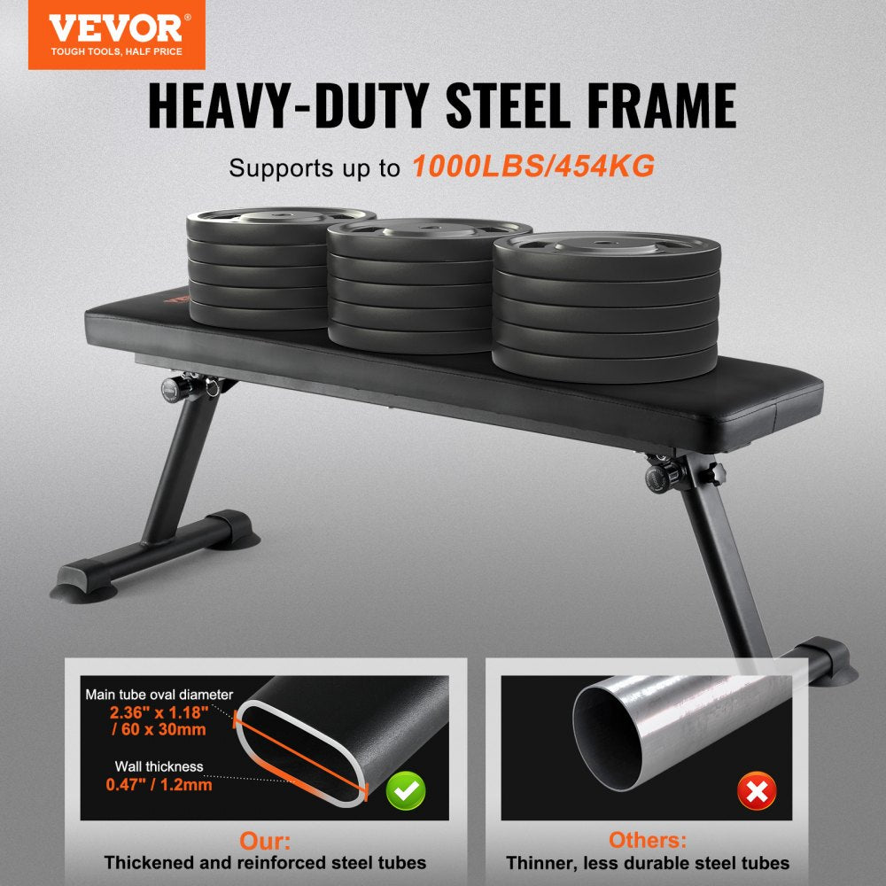 RC-YWB06 - Heavy-Duty Foldable Weight Bench for Home Strength Training