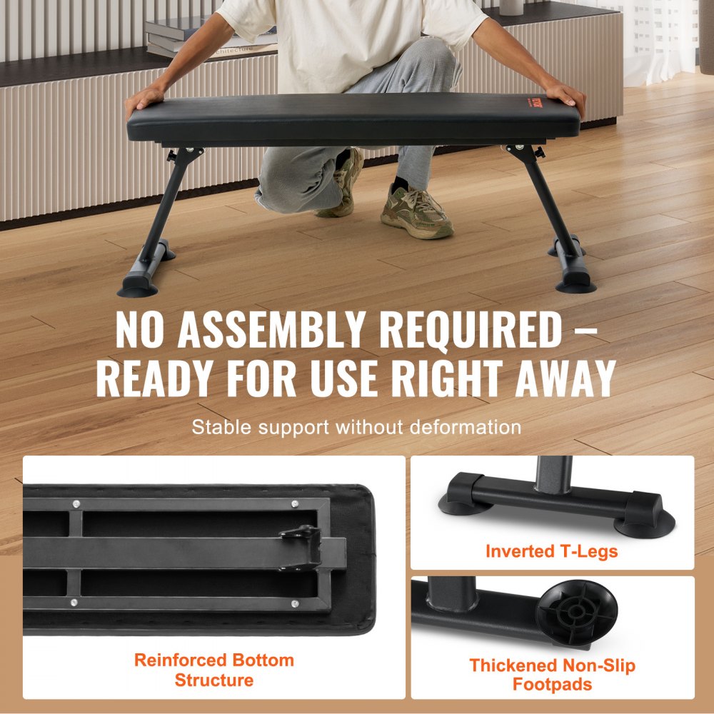 RC-YWB06 - Heavy-Duty Foldable Weight Bench for Home Strength Training