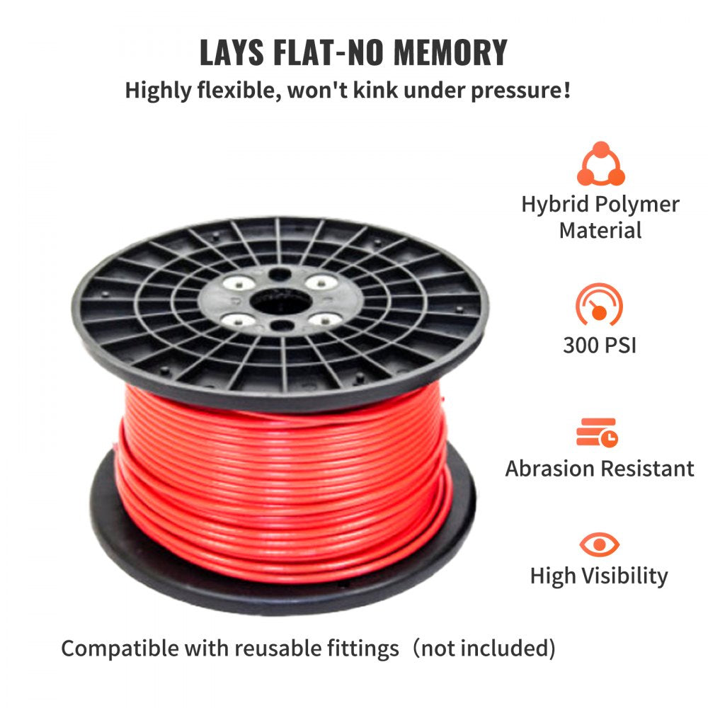 010281644010 - 250' Retractable Air Hose Reel with Extreme Flexibility
