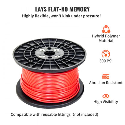 010281644010 - 250' Retractable Air Hose Reel with Extreme Flexibility