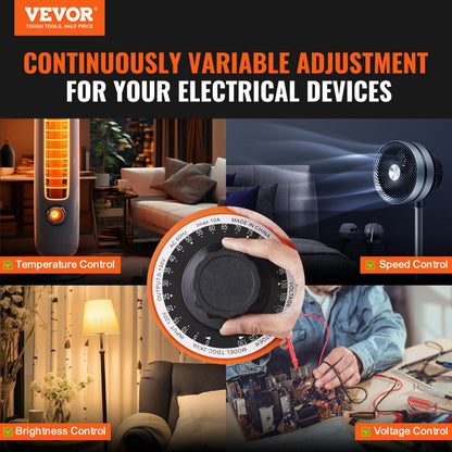 TDGC2-1000VA - 1000VA Variable Transformer 110V Input, 0-130V Output