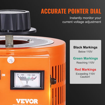 TDGC2-1000VA - 1000VA Variable Transformer 110V Input, 0-130V Output