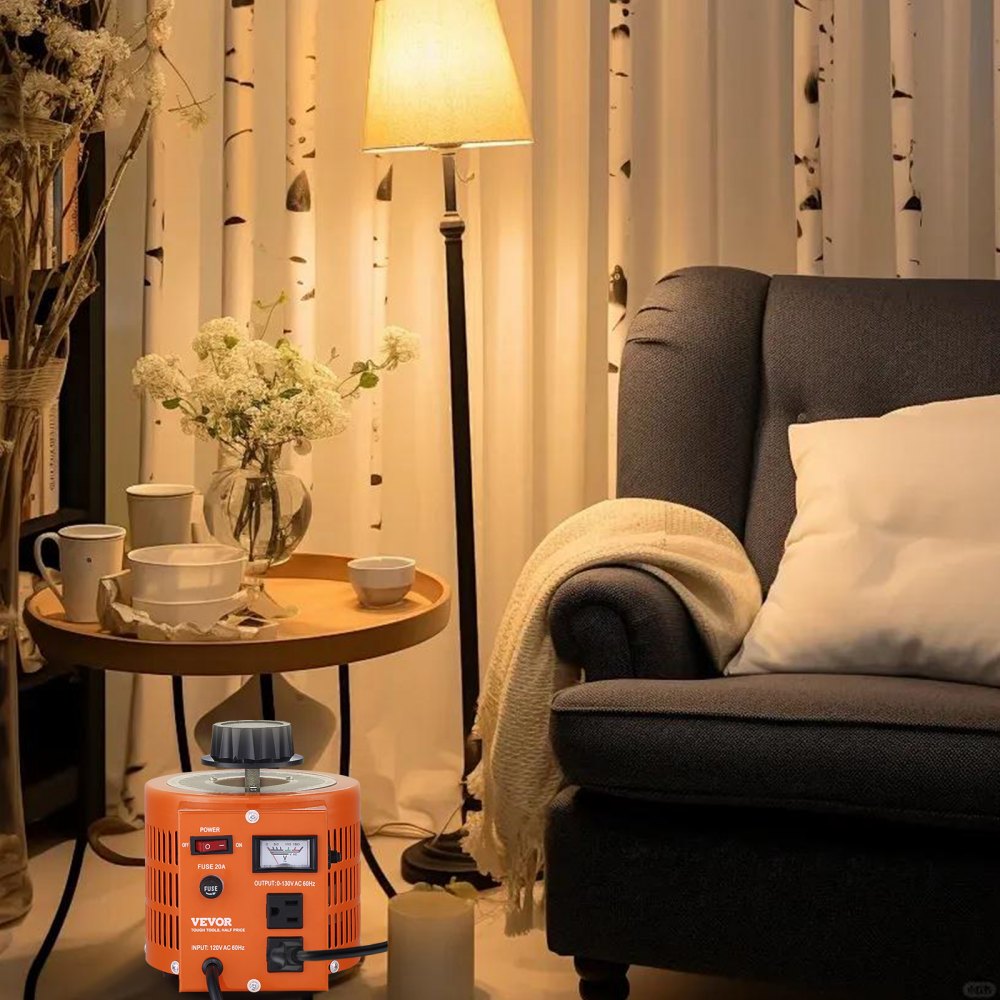 TDGC2-2000VA - 2000VA Voltage Transformer, 110V Input, 0-130V Adjustable Output