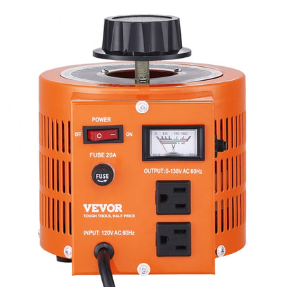 TDGC2-2000VA - 2000VA Voltage Transformer, 110V Input, 0-130V Adjustable Output