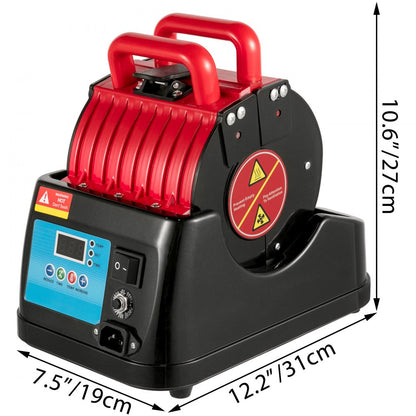 010359288201 - 600W VEVOR 4-in-1 Mug Heat Press for Sublimation