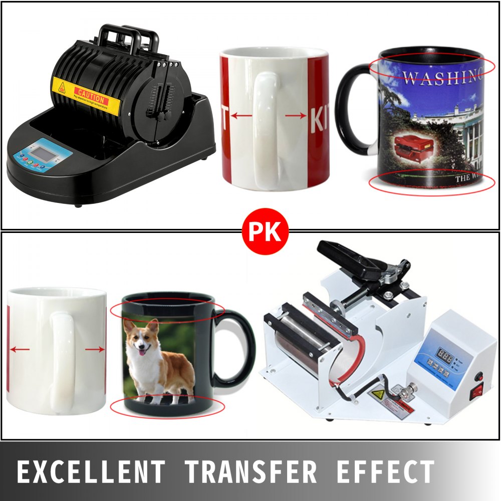010928538364 - Ceramic Mug Heat Press with Temperature Control