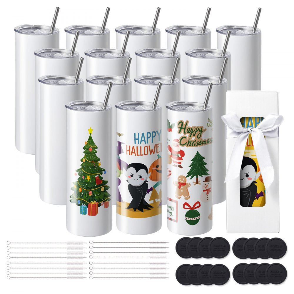 HH-20OZ16 - 20oz Insulated Stainless Steel Tumbler Gift Set