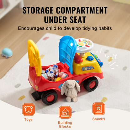QX-3342-1 - Compact Toddlers' Push Car with Safety Features