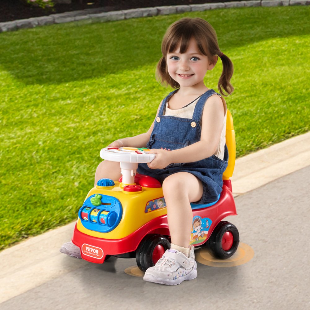 QX-3342-1 - Compact Toddlers' Push Car with Safety Features