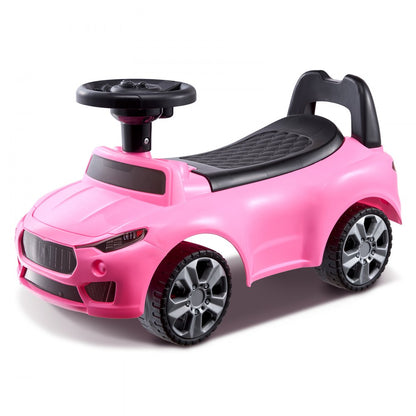 QX-3397-1-P - Pink Ride-On Push Car for Toddlers with Music & Storage