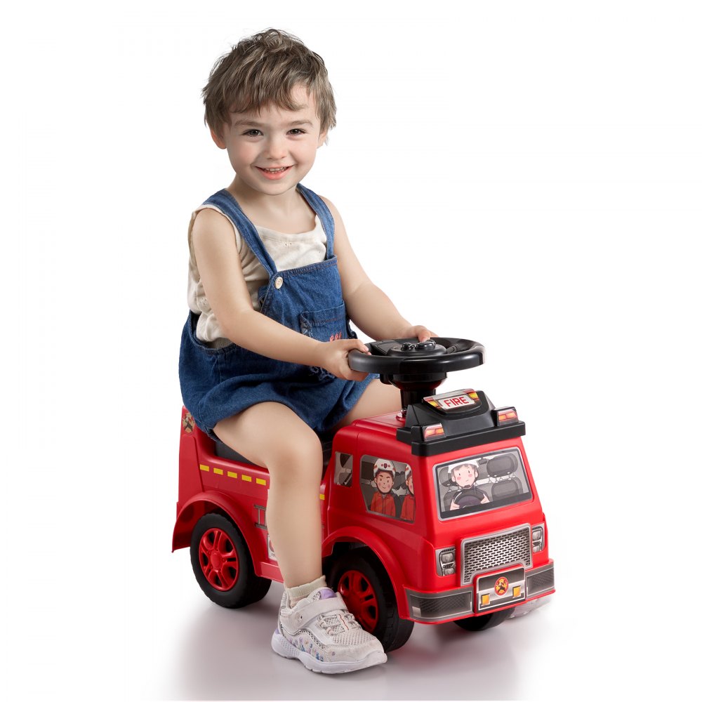 QX-5503-1 - Vibrant Red Push Car for Toddlers 20.67 x 8.85 x 14.57 in