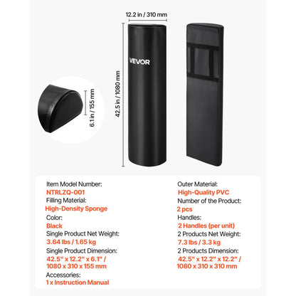 NTRLZQ-001 - PVC Football Tackling Dummy for Defense Training, 2-Pack