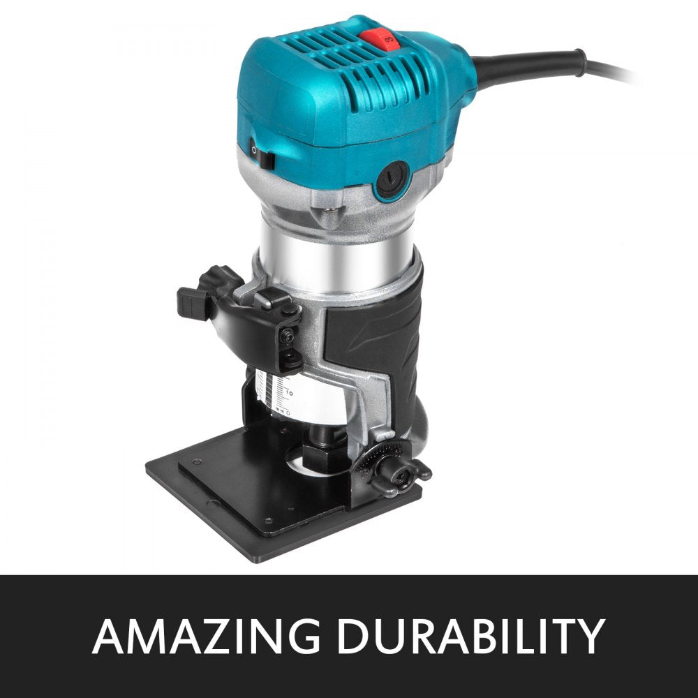 010113737053 - Versatile 1.25HP Compact Router with 10,000-30,000RPM Speed