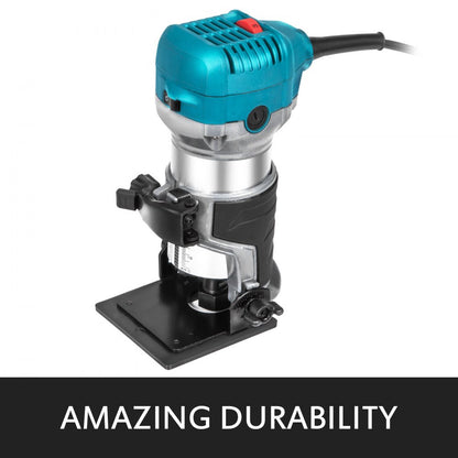010113737053 - Versatile 1.25HP Compact Router with 10,000-30,000RPM Speed