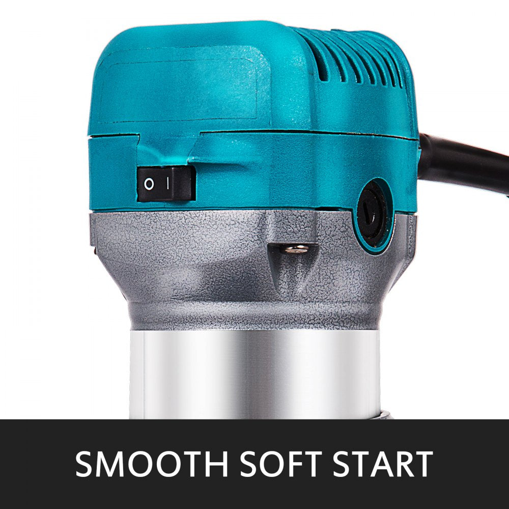 010113737053 - Versatile 1.25HP Compact Router with 10,000-30,000RPM Speed