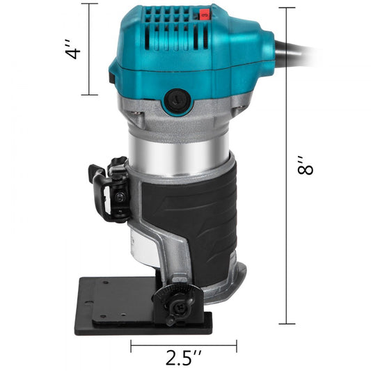 010113737053 - Versatile 1.25HP Compact Router with 10,000-30,000RPM Speed