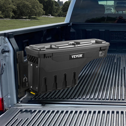 010793366513 - Waterproof Lockable ABS Truck Bed Storage Box for Ford Super Duty