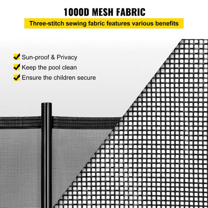SS-GZ-SCBHS14484 - Durable Mesh Pool Safety Fence with Quick Assembly