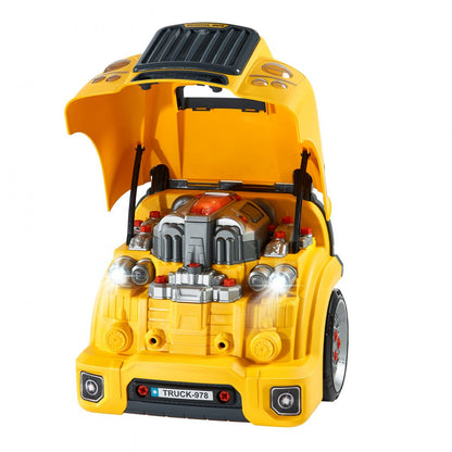 D001-1 - Kids' 60-Piece Engine Repair Set with Electric Screwdriver