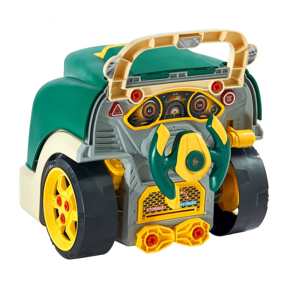 D001-3 - VEVOR Kids Mechanic Engine Play Set with Tools & Lights