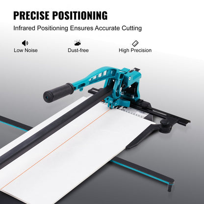 8102E-8L/32" - VEVOR 32" Manual Tile Cutter with Tungsten Carbide Wheel