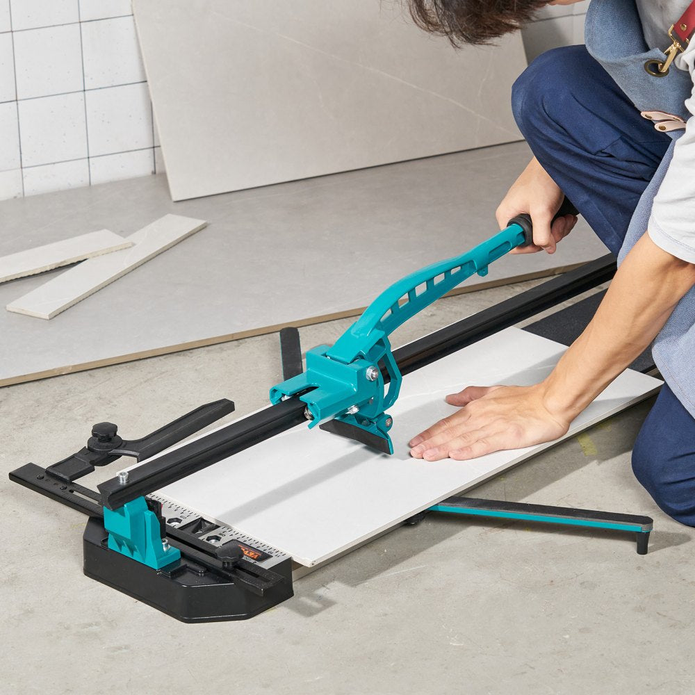 8102E-8L/48" - Precision 48" Tile Cutter with Tungsten Carbide Wheel