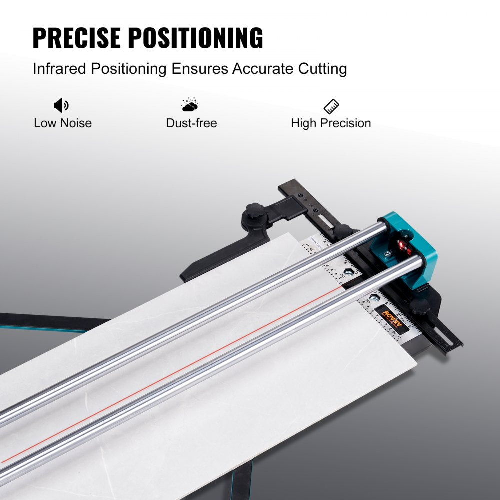 8106C-8L/48" - Professional 48" Manual Tile Cutter with Infrared Guide